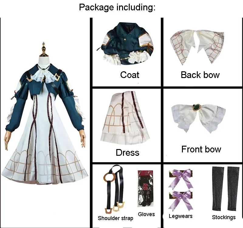 Anime Violet Evergarden Cosplay Kostüm