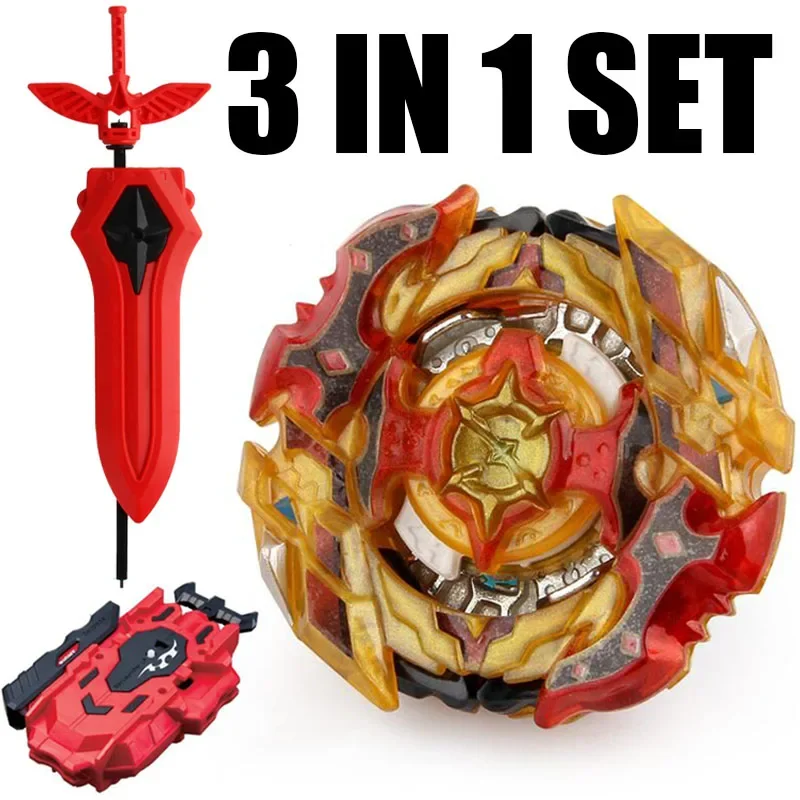 B-X TOUPIE BURST BEYBLADE Spinning Top  B-128 CHO-Z SPRIGGAN.OW.ZT Spinning Top W/ NEW Sword LR Launcher