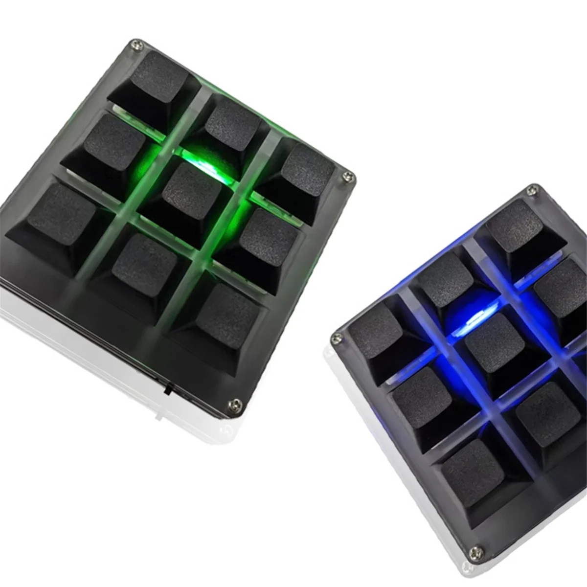 

New 9-Key Wireless Customizable Keyboard 2.4G USB Bluetooth Tri-Mode Key Customization Hot-Swappable Keys