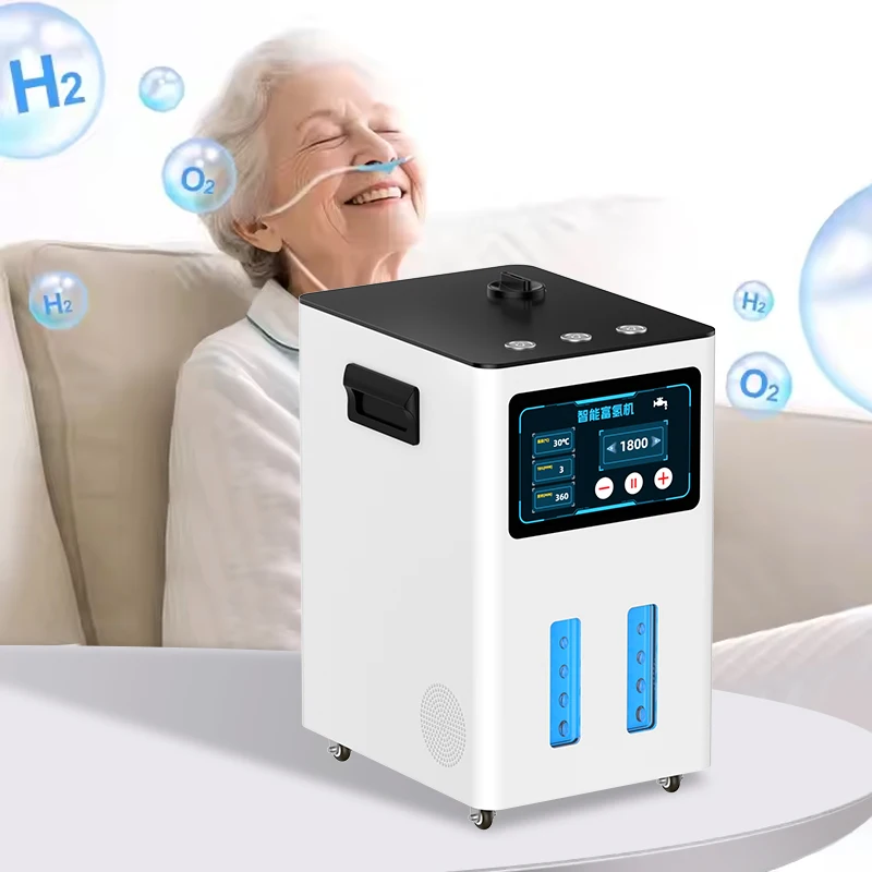 

Multifunctional Hydrogen Generator 1200ML1800ML Hydrogen Inhalation Machine H2 O2 HHO Double Outlet Hydrogen Breathing Device