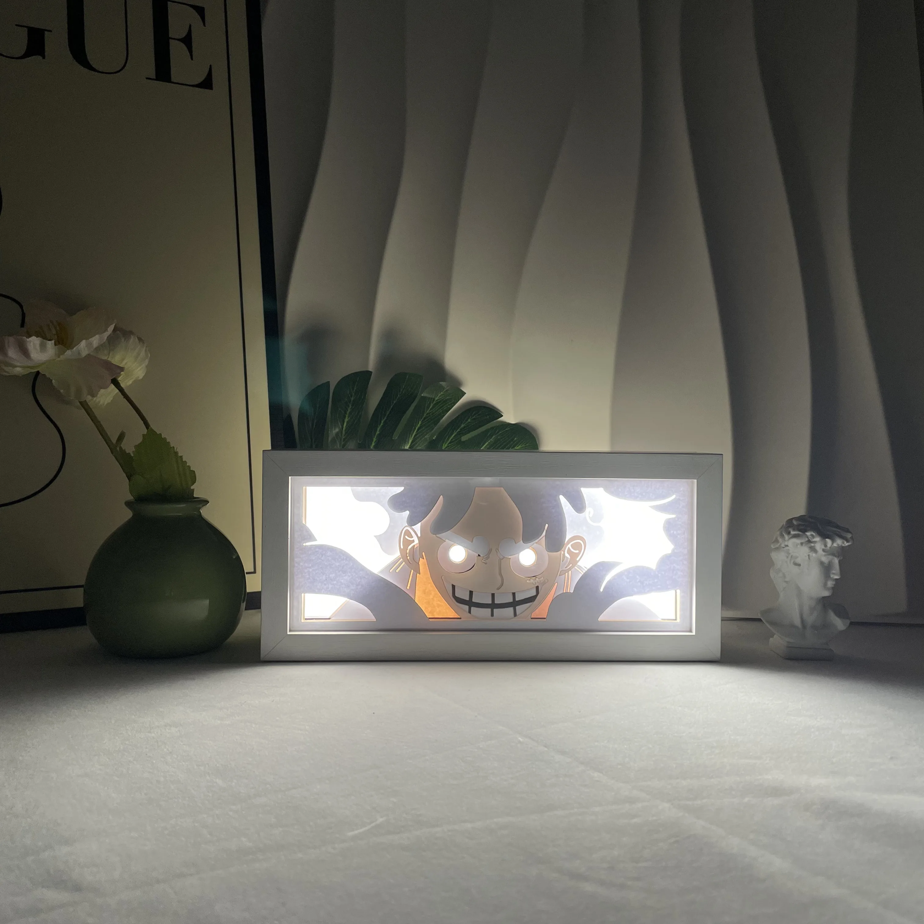 

New Design Anime Series Color Paper-Cut Light Remote Control Seven Color Change Party Room Cartoon Decoration Night Light