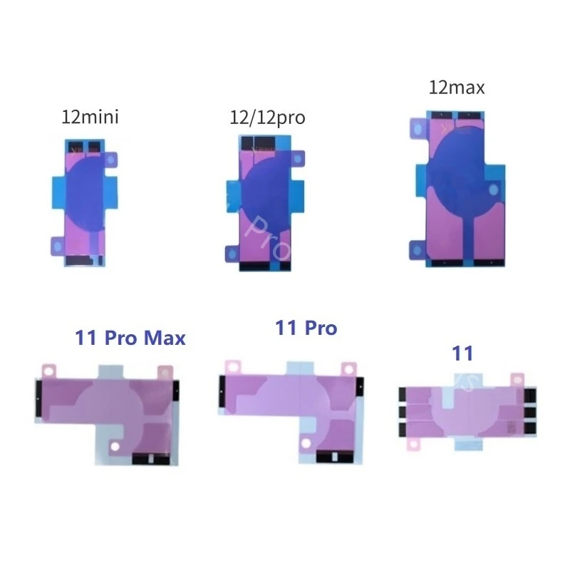10PCS Orginal Parts Battery Adhesive Sticker Assembly Tape for iPhone 6 7 8 8P X XS XSM 11 12 13 mini Pro Max Replacement Flex