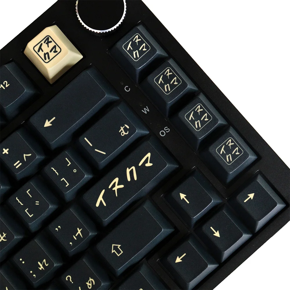 GMK Inukuma JP Keycaps Sublimasi Pbt 129 Tombol Cherry Profile Keycaps untuk 61/64/68/87/104/108 Mx Switch Keyboard Mekanis
