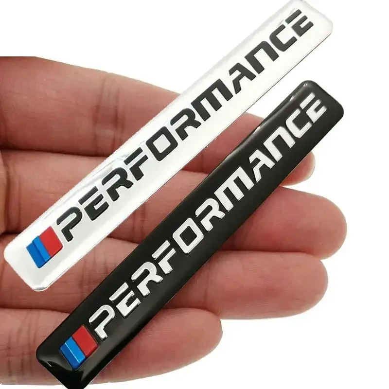 4Pcs Car Decal Logo Badge Auto Parts Sticker Not Easy To Fall Waterproof Power Performance Car Sticker