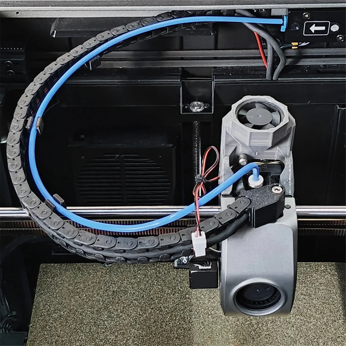 AA87For Creality K1/K1 Max Open Drag Chain Bridge Type 6x10mm Cable Carrier dla drukarki 3D K1/K1 Max