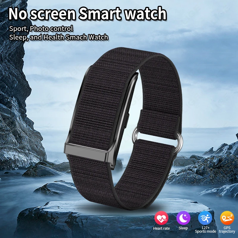 

LIGE 2025 New Smart Watch Men Health Fitness Track Screenless Smart Wristband Wearable Sport Bracelet 1ATM Waterproof Smartwatch