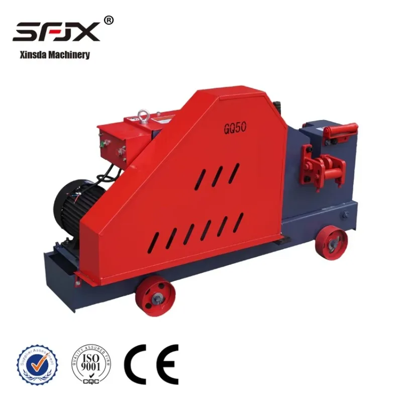 2026 New 50 4kW Electric Motor Steel Bar Cutter Machine With Engine Gear 220V/380V/415V For Building Construction