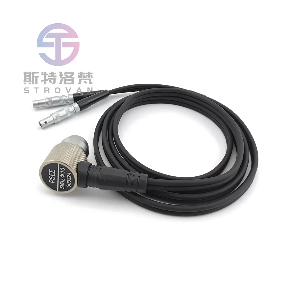 P5EE Ultrasonic Thickness Gauge Coating Penetration Probe Narrow Pulse Composite Wafer 5MHz Φ 10 5P10