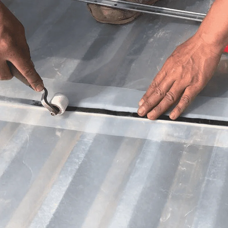 TPO Self Adhesive Black Butyl Adhesive Roofing Waterproofing Membrane/Roll-10x10cm Sample Link