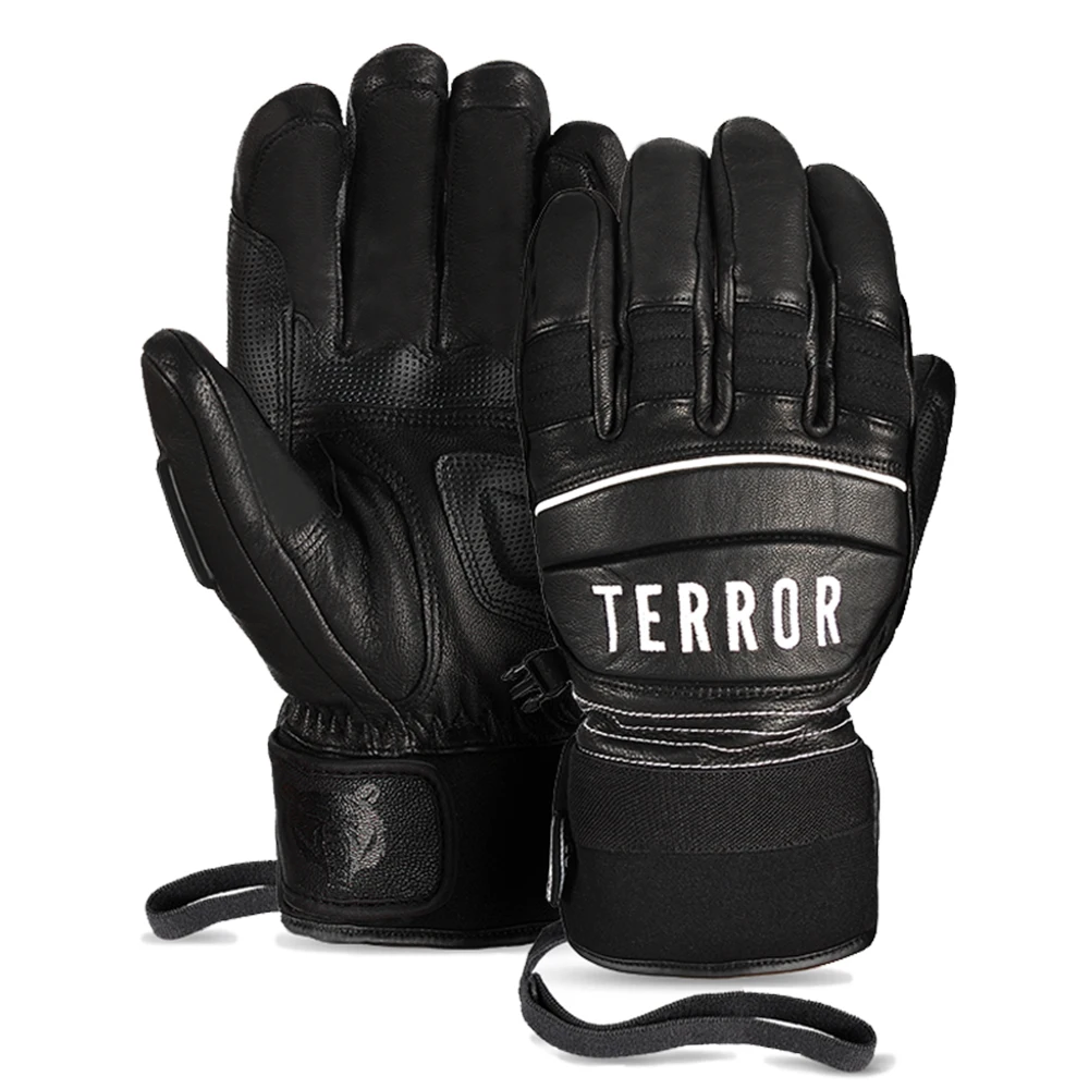 TERROR RACE GLOVES ski gloves - 3M Thinsulate durable PU -30° waterproof, windproof cold-resistant Non-slip wear-resistant palm