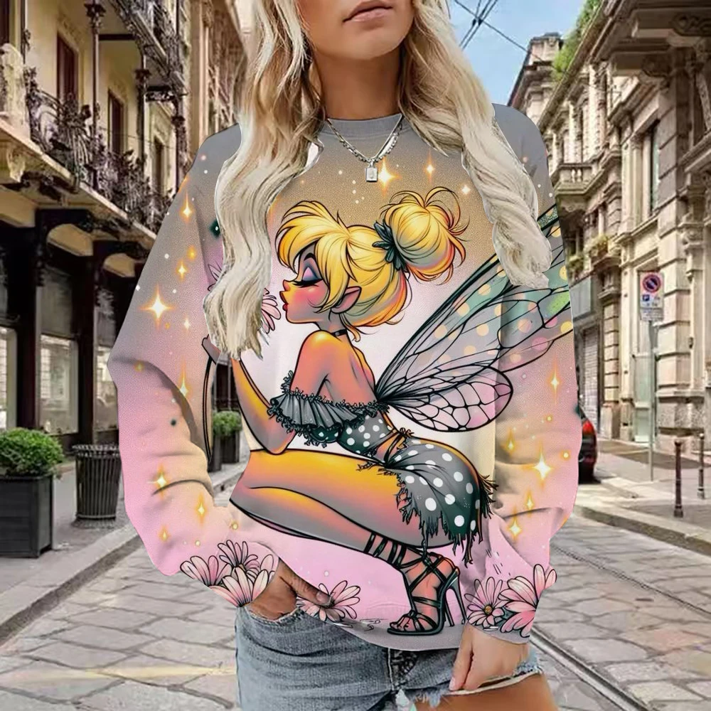 بلوفر ديزني برينسيس فينتاج ريترو كريسماس مضحك هزاز، هوديي حراري عصري للعطلات والشتاء #2