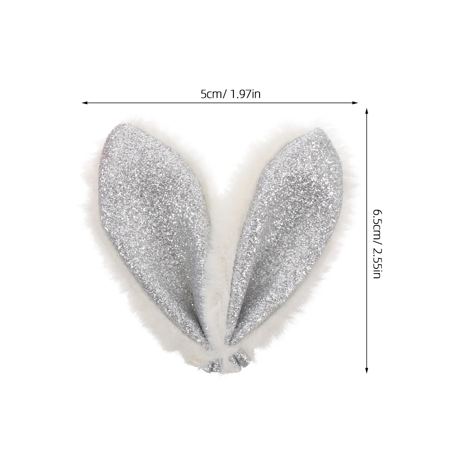 10Pcs Whimsical Rabbit Ear Ornaments for DIY Hairband Craft Supplies Handbag Clothing Hat Decoration Creative Kids Activity view 3