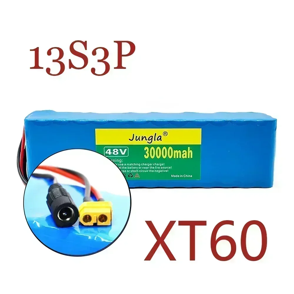 48V 13S3P 30Ah 2000W lithium-ionbatterijpakket met BMS - Een geweldige energieoplossing voor 54,6V elektrische scooters, inclusief oplader
