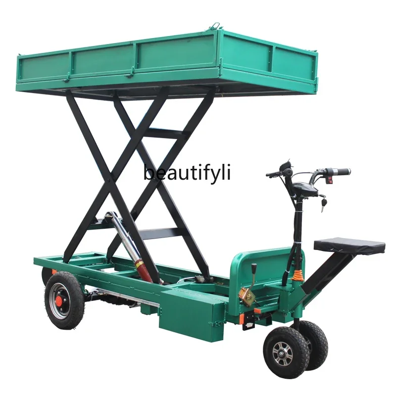 

Electric flatbed truck Mobile hydraulic lift truck Load king elevator Pull truck