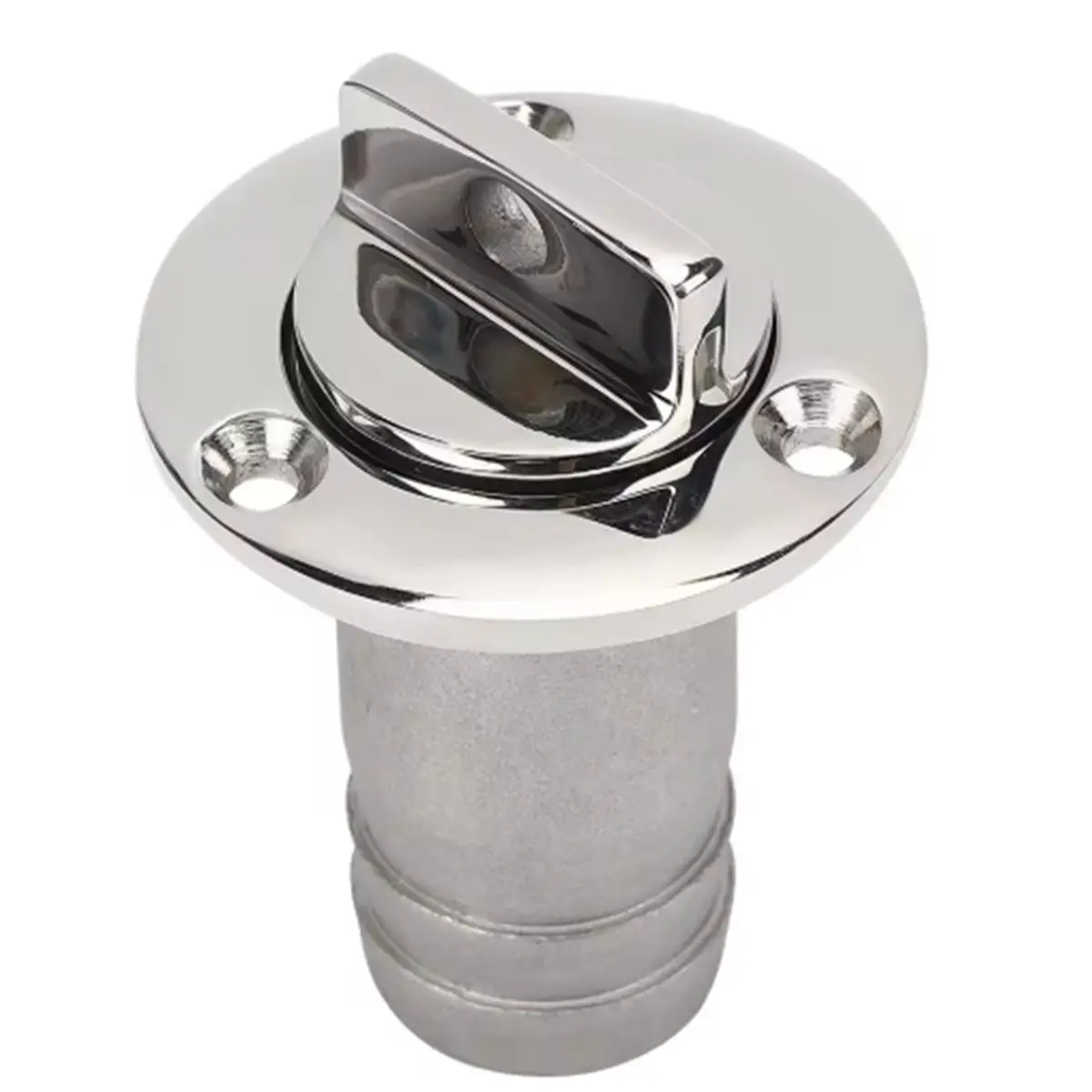 Winter Essential Stainless Steel Oval Garboard Drain Plug for Boats - Vent Connector Fitting