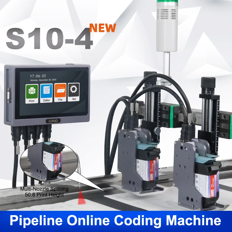 Automatic Desktop Inkjet Printer Manufacturing Date Printing Machine Expiry Date Code Printer for Paper Cup Cartons Facial Mask