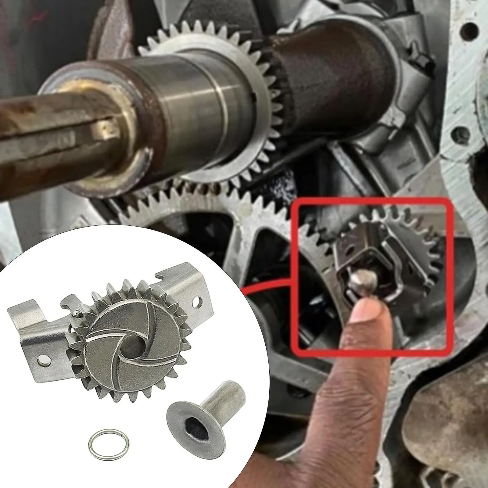 Metal Governor Gear for Lawn Mower Engine Kit Replaces 394348 698231 Durable Part for Yard Equipment