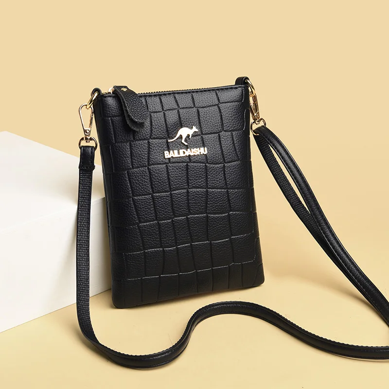 

2025 New Luxury Designer 3 Layer Pocket Design Women's High Quality Shoulder Bag Women's Crossbody Bags Wallet and Handbags Sac