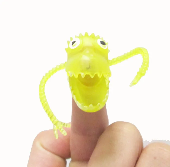 6pcs/set NEW Dinosaur Finger Toys Novely Finger Toys Mini Finger Toys Party Toys Children Small Gifts for Children