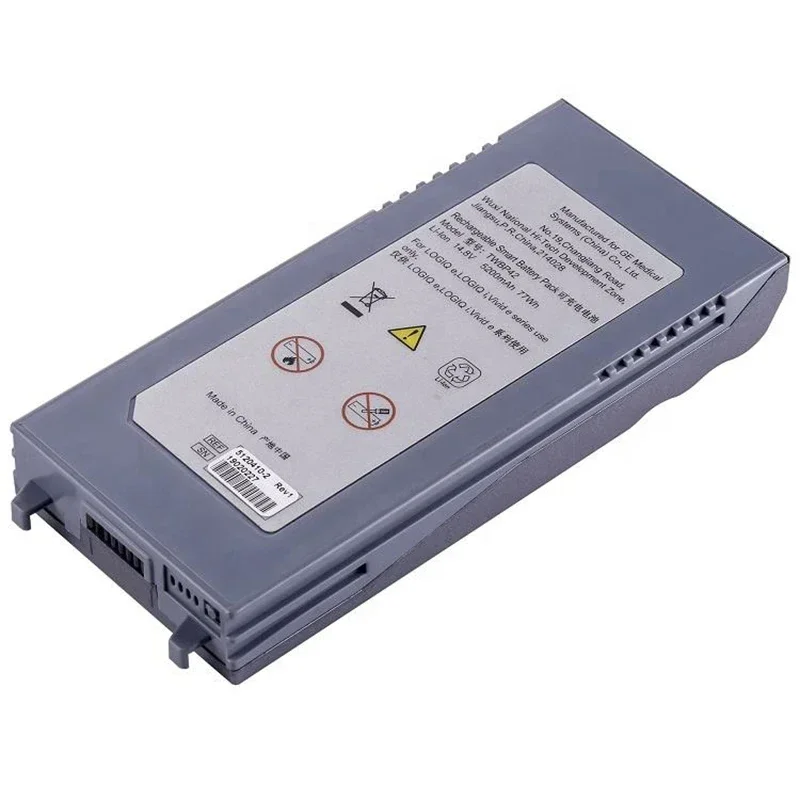 For GE Battery 5120410-2 TWBP42 5451284 LOGIQ-e LOGIQ-i Vivid-e Logiq E R7 14.8V 5200mAh 6-pins-connectors ultrasound machine