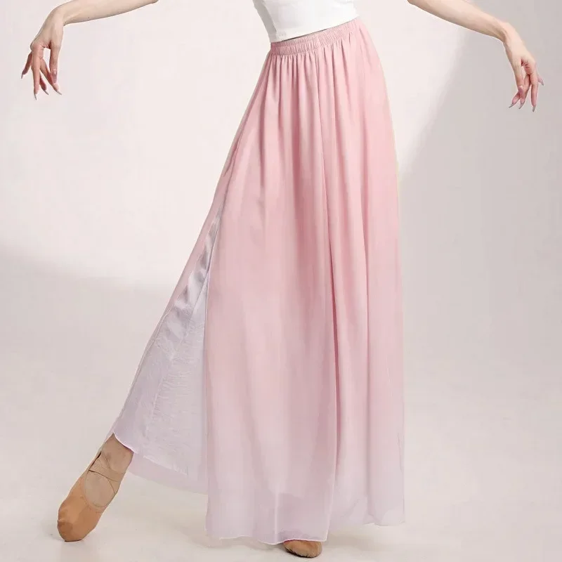 

Autumn New Classical Dance Practice Suit Women's Pants Wide Leg Pants Elegant Chinese Dance