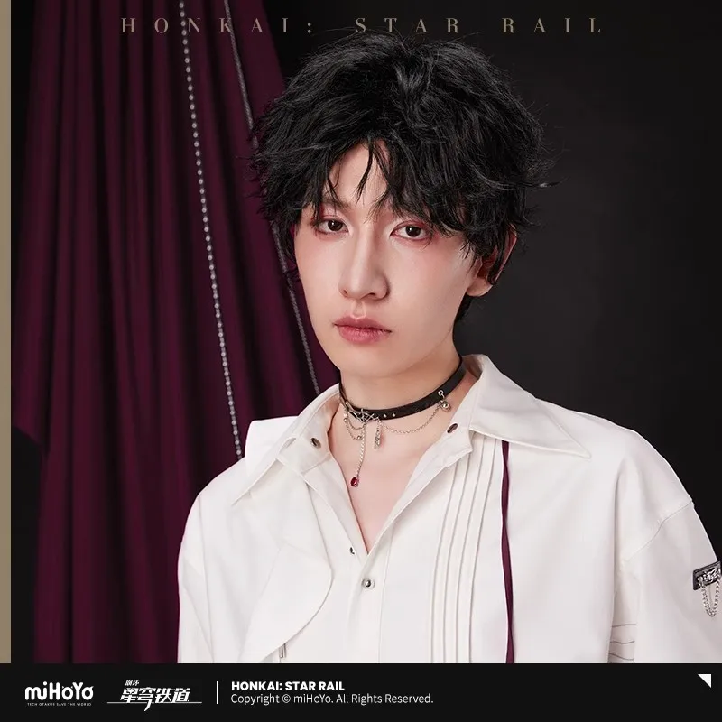 MiHoYo เกมอย่างเป็นทางการ Kafka สร้อยคอ Honkai Star Rail Kafka Theme Choker สร้อยคออะนิเมะอุปกรณ์เสริมคอสเพลย์ Doujin ของขวัญฮาโลวีน
