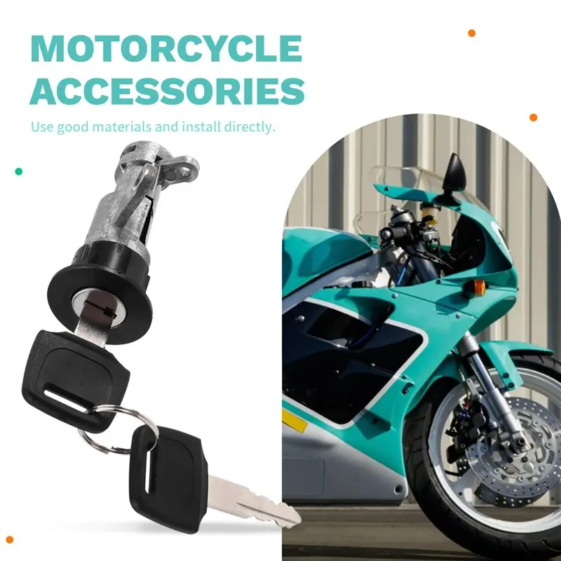 AS57-Motorcycle Ignition Switch Lock Seat Lock With Key Set For TZR250 1987-1989 Including GAS Fuel Tunk Tank Cap Lock