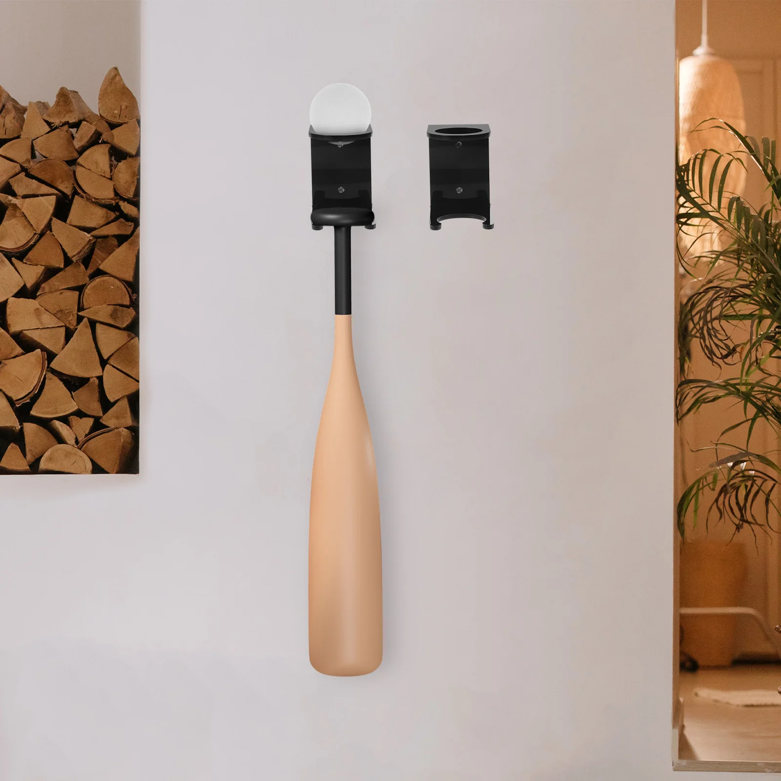 2 Stuks Creatieve Bat Display Rack Acryl Honkbal Houder Voor Thuis Sport Decor Game-Gebruikt Gesigneerde Vleermuizen honkbal Houder