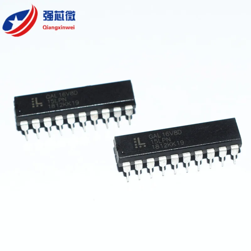 10PCS/LOT  GAL16V8D-15LPN  GAL16V8D  IC CPLD 8MC 15NS 20DIP   The Integrated Circuit   In 2023 a New Original