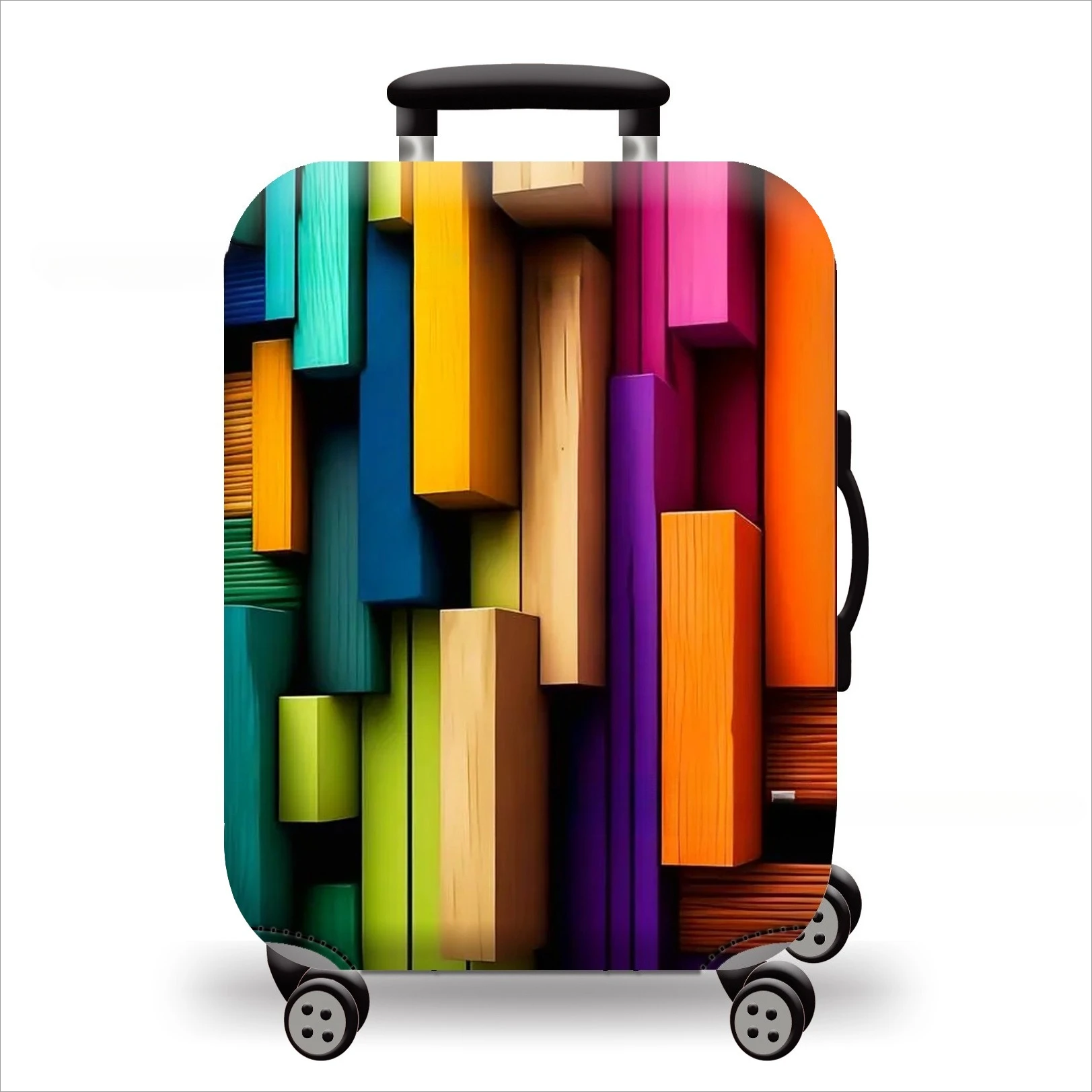 

Printed Box Cover Thickened Suitcase Protective Cover Suitcase Dust Cover Tie Rod Leather Case Elastic Cover Box Cover Elastic