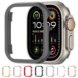 Metal Cover for Apple Watch Case Ultra 2 1 49mm 9 41mm 45mm iWatch 8 7 6 SE 40 44mm Aluminium Alloy Protector Bumper Frame Cases