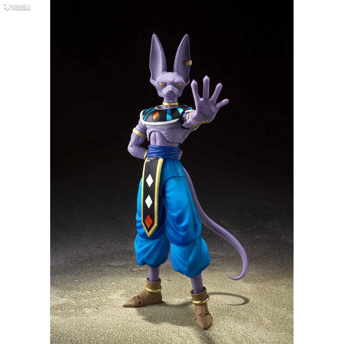 Bandai ORIGINAL  SHF DRAGON BALL SERIES BEERUS WEISS -EVENT LIMITED COLOR EDITION-  Anime Action Figure Assembly Model Toys Co