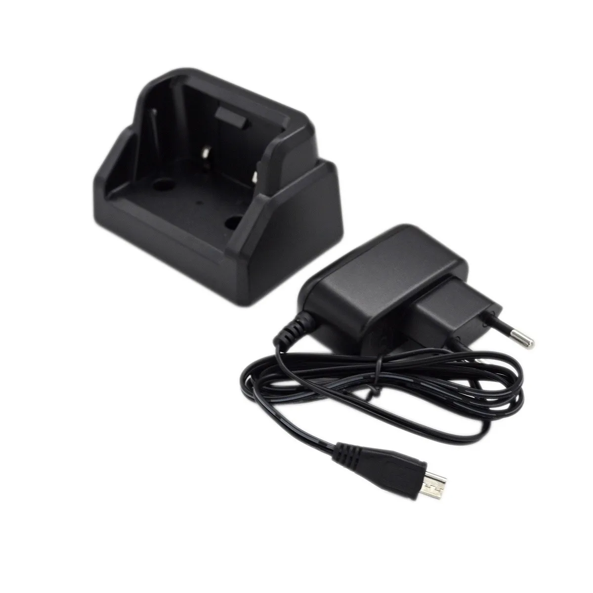 BC-235 Desktop Charger & AC Plug Adapter for Icom IC-M37 M37 HAM Radio Charge Tray Accessory