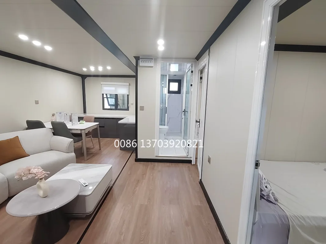 Uitbreidingsdoos met dubbele vleugel Buiten sloop Mobiele container Kamer Opvouwbare wooncontainer Kamer Mobiele kamer Containerhuis