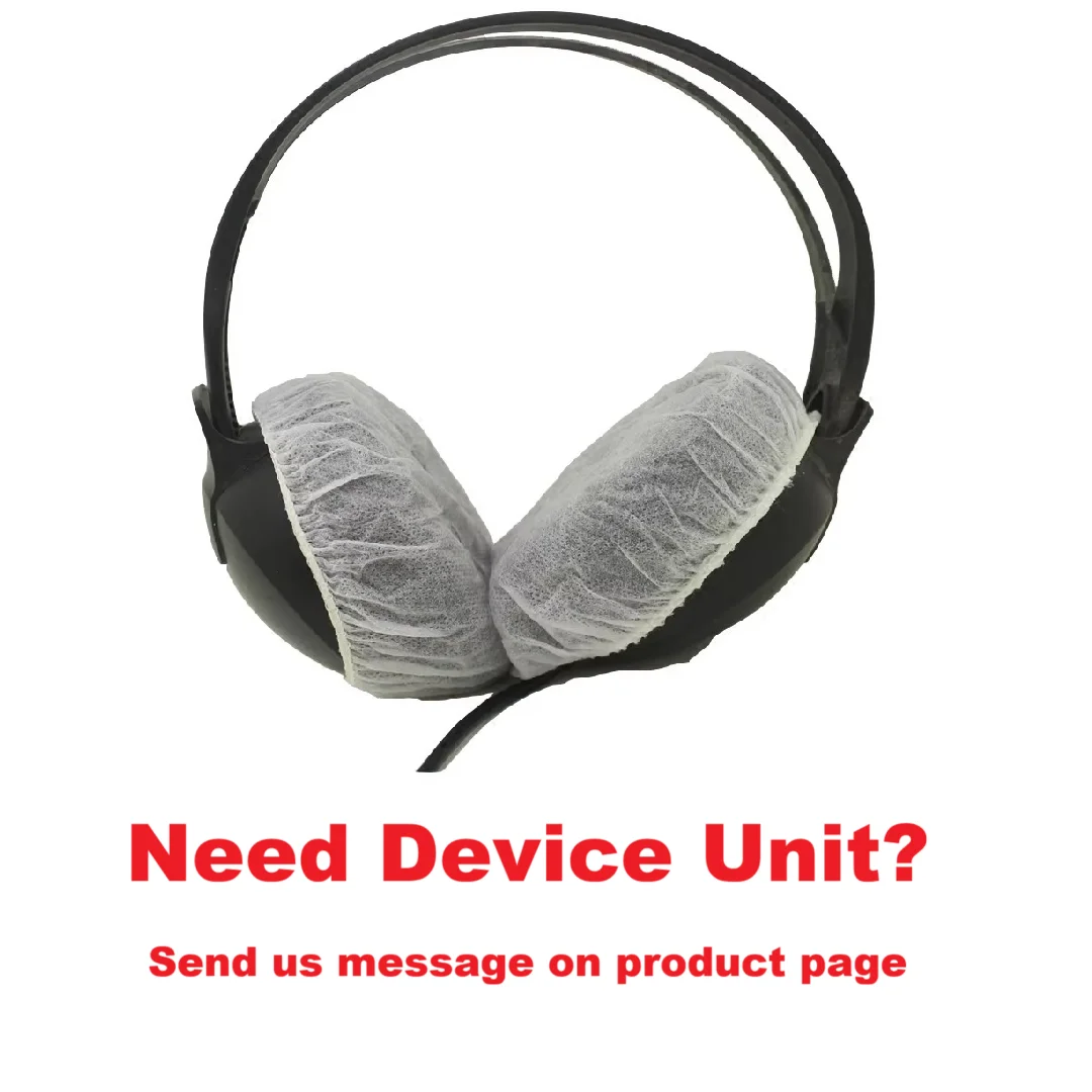 100 Pcs/Lot Replace Headset Cups Earphone Cups Headphone Ear Cup for 9D 12D 3D 8D 17D 4025 HUNTER NLS Analyzer Non Woven Fabric