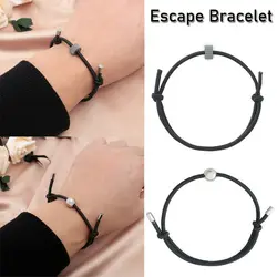 Escape Bracelet Car Window Breaker Wrist Strap with Tungsten Carbide Bead Car Emergency Self Rescue Tool Vehicle facilitates
