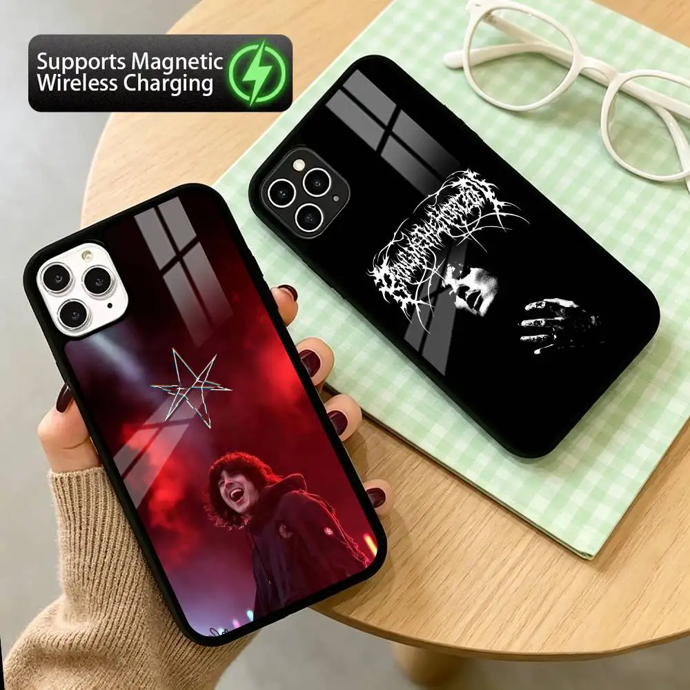 O-Oliver Sykes BMTH  Phone Case For iPhone17,16,15,14,13,12,11 Plus,Pro Allows magnetic wireless charging