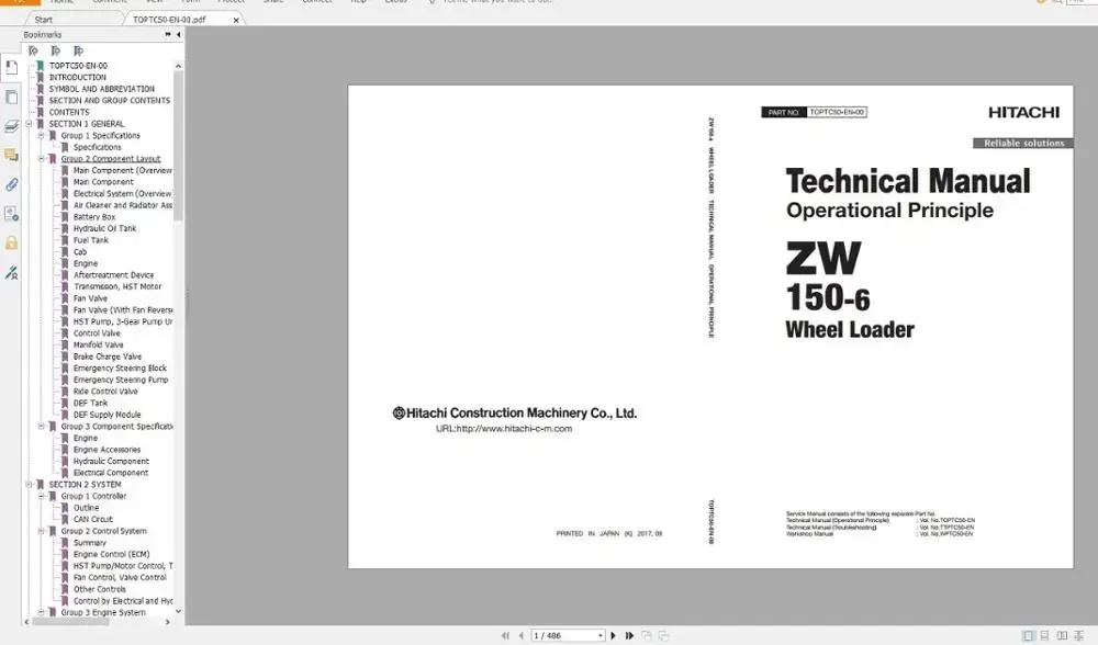 TruckEPC3 Hitachi 2020 Full DVD 20.6GB Workshop Manual,Technical Manual and Wiring Diagram