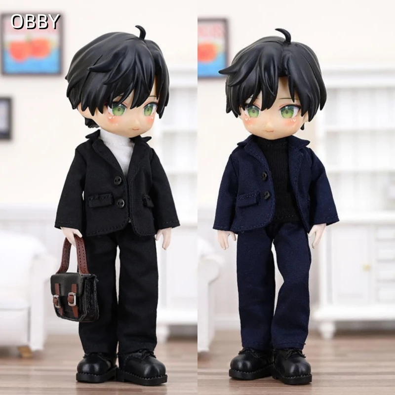 Ropa para muñecas OB11, traje formal, pantalones tipo blazer para Obitsu 11 de 12cm, 1/12 GSC, BJD, Asi 2,0, Nendoroid, accesorios para muñecas YMY Body11