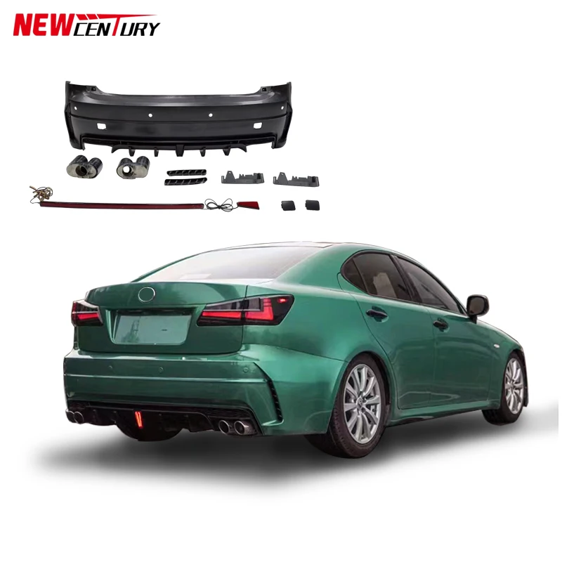 

Suitable For 2006-2013 Lexus IS 250 300 350 Rear Bumper Replacement With Light Style