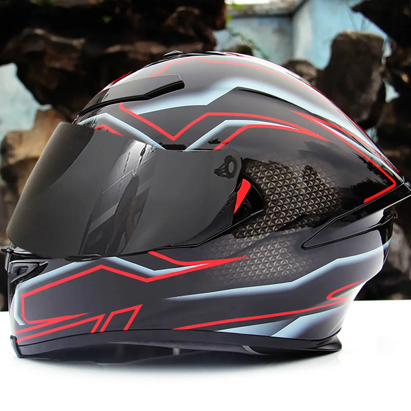

Full Face Helmet Lens Motorcycle Wind Helmet Lens Visor Full Face Replacement for K3SV K5 Moto Helmet Helmet Helmet Visor