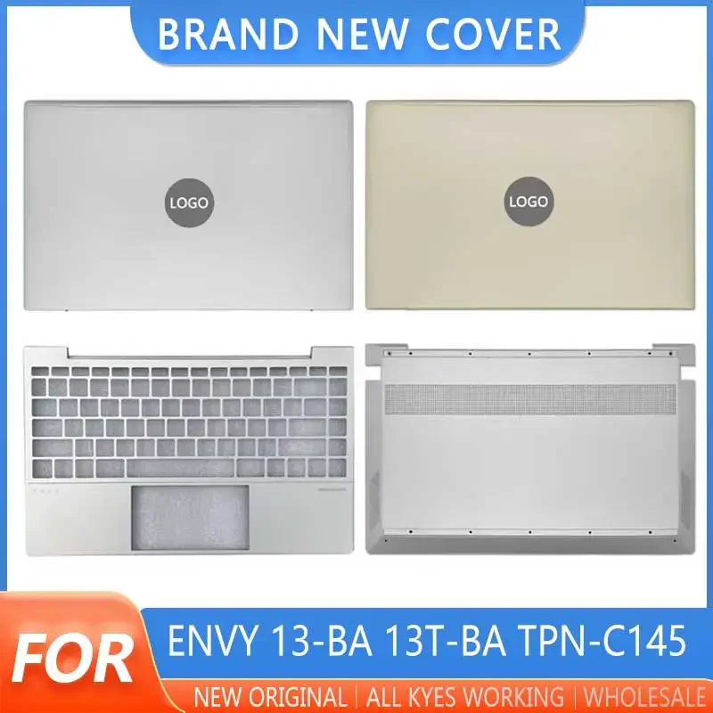laptop lcd original tampa traseira moldura frontal palmrest superior base case inferior dobradicas teclado hp envy 13 ba 13t ba tpn c145 novo 01