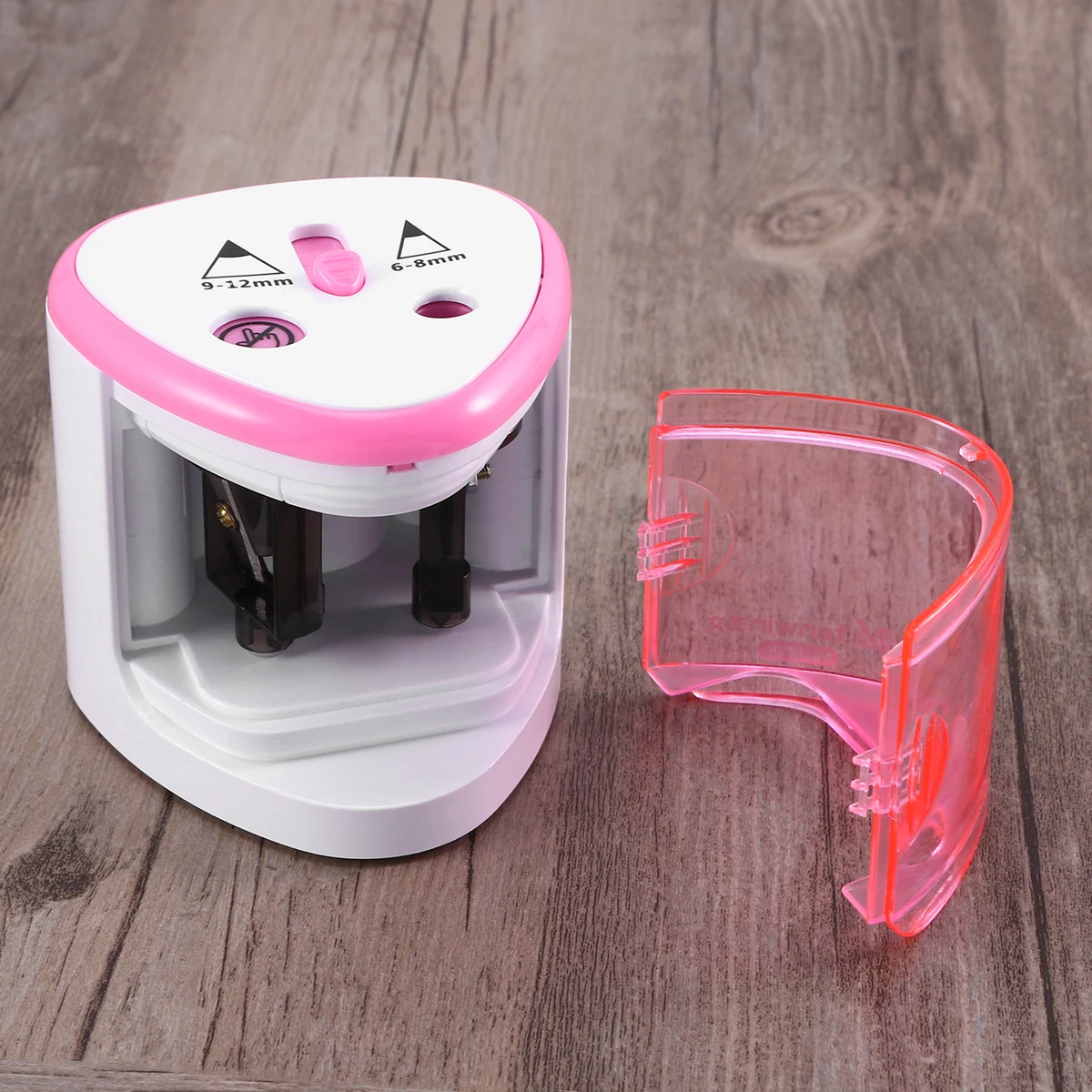 

1Pcs Professional Electric Pencil Sharpener Automatic Two Holes For Graphite And Cosmetic Pencils