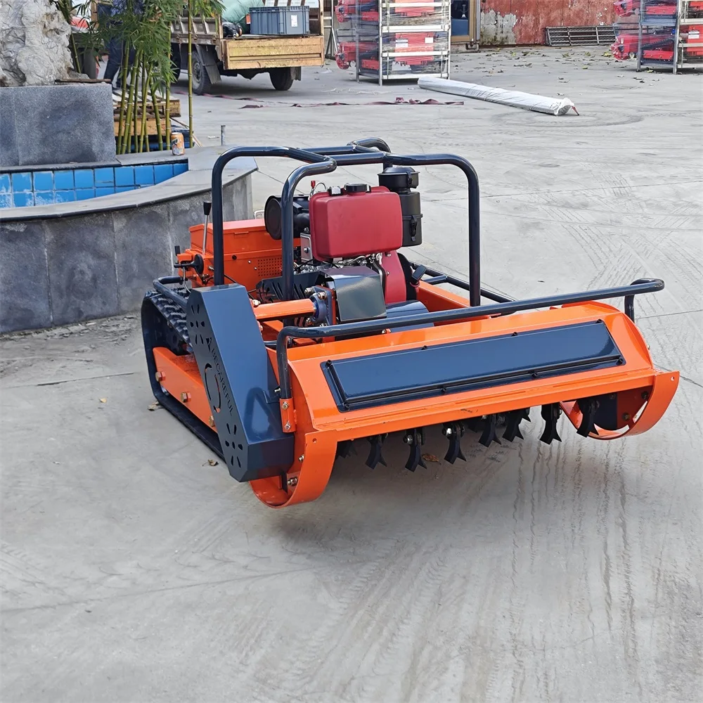 High Quality Professional Remote Control Lawn Mower Industrial Grade Wasteland Mower with Flail Sickle-Style Cutting