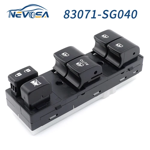 NEVOSA-interruptor maestro de ventanilla eléctrica delantera izquierda, 83071-SG040, para Subaru Forester 2014-2016, 83071SG040