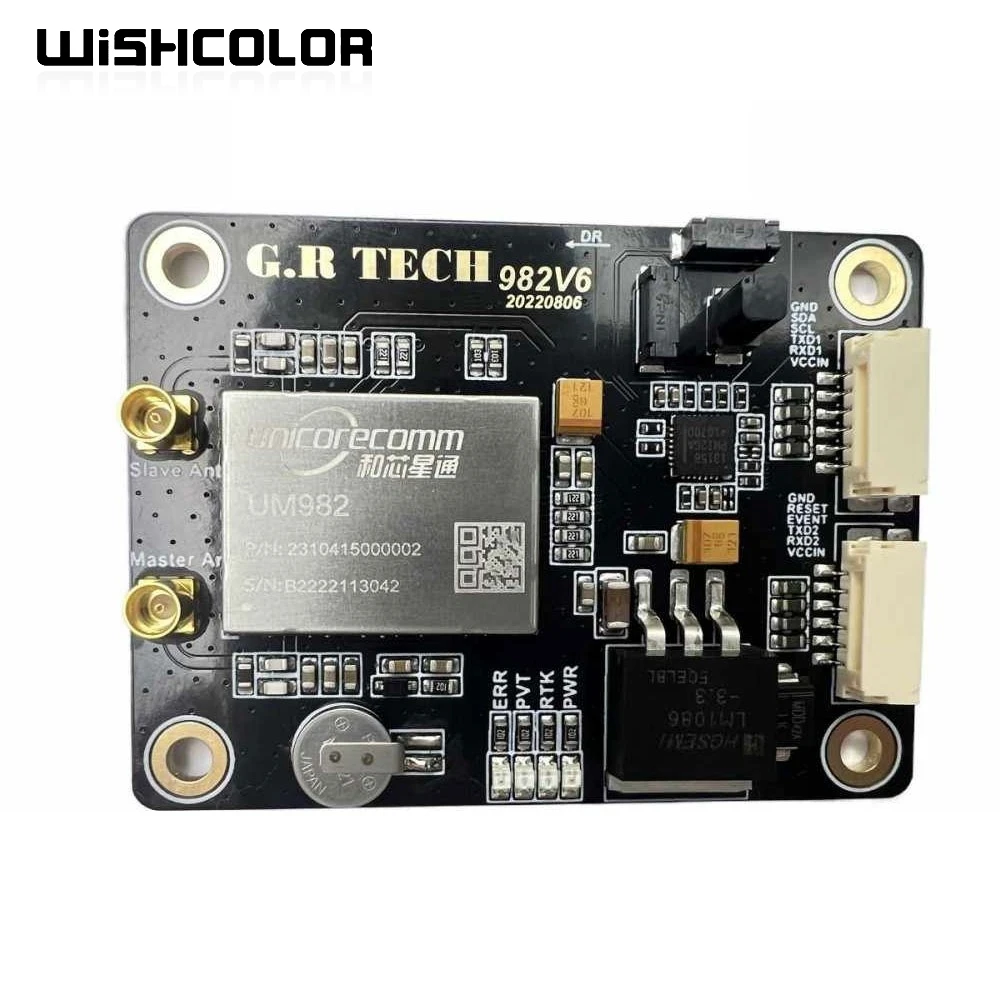 Wishcolor UM982 V7 Drone GNSS Module Development Board (982V7 without Compass & supports PPS/232) for GPS BDS