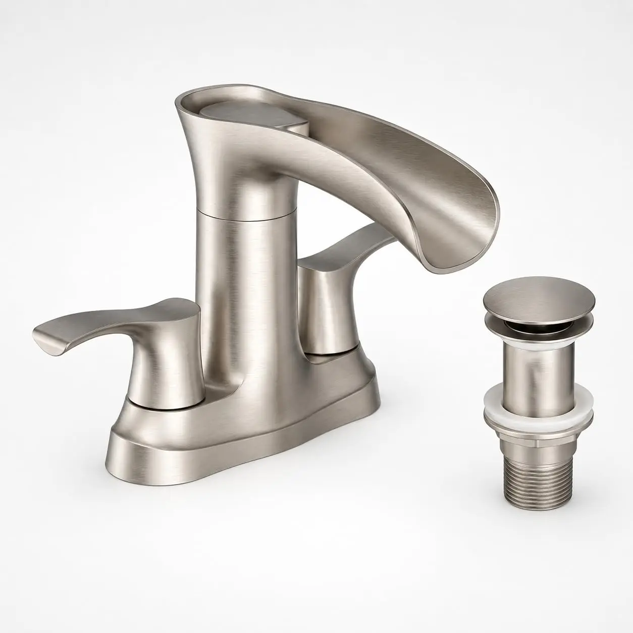 HiMISS Modern Waterfall Bathroom Faucet image 15