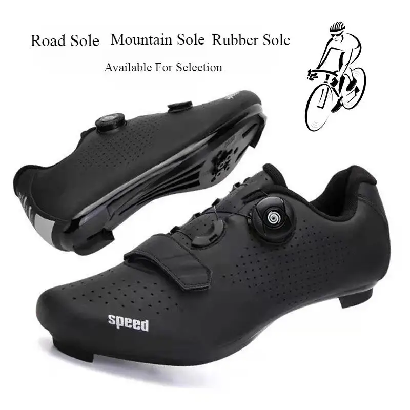 

Women's Road Cycling Lock Shoes Men's Mountain Bicycle Shoes Buckle Locking Outdoor Bike Race Cycling Shoes Non-slip Sneakers