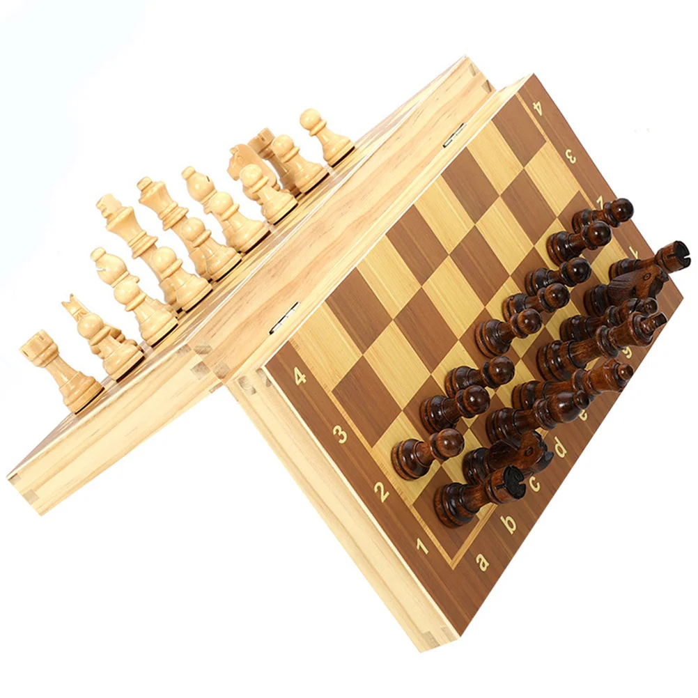 مجموعة ألعاب الشطرنج الدولية المغناطيسية القابلة للطي ذات سطح أملس وسهلة الحمل والمهارات المنطقية للخيال الذكي