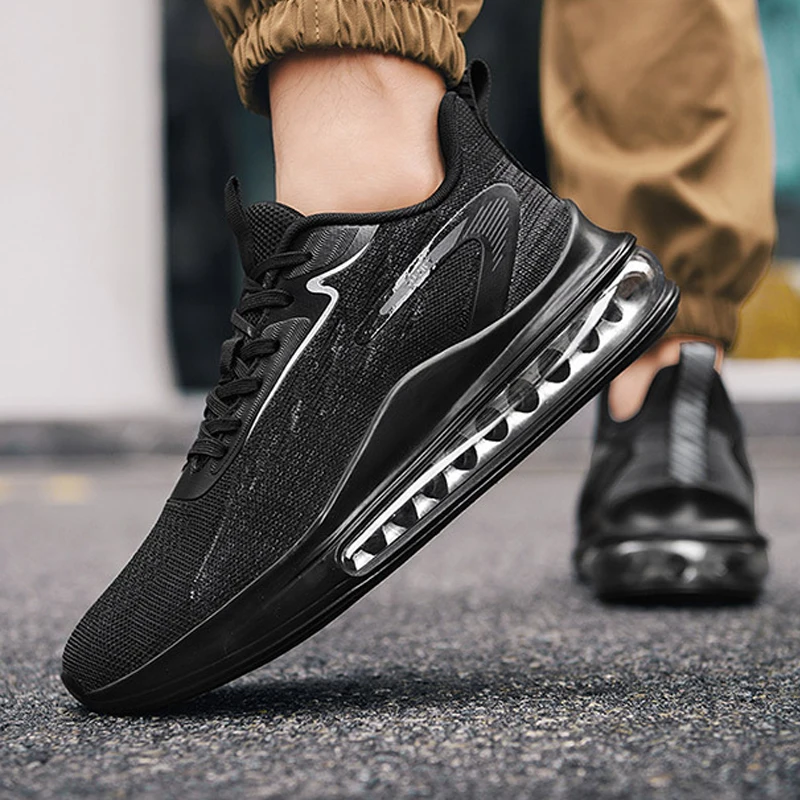 

ONEMIX Men's Air Cushion Running Shoes Breathable Mesh Sneakers Outdoor Sport Trainers Jogging Footwear 2025 New Collection